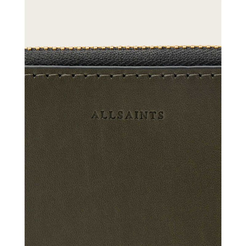AllSaints Lena Hex Zip Wallet image number 7